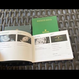 Rolex oyster perpetual guarantee manual